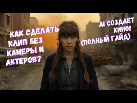 Видео: Как создать клип БЕСПЛАТНО с помощью нейросетей!