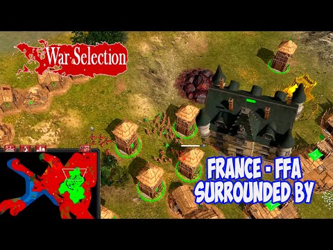Видео: War Selection. Франция - в окружении. FFA. (France - surrounded. FFA)