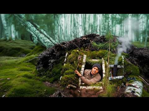 Видео: 2 ДНЯ ЖИВУ ПОД КОРНЕМ ДЕРЕВА НА БОЛОТЕ