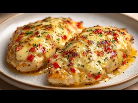 Видео: Невероятно вкусно! Куриное филе в духовке с сыром и перцем - просто и удивительно!