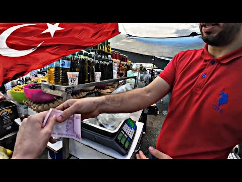 Видео: Аланья 2025/ На турецком базаре купили овощи и фрукты на неделю/ Сколько стоит жизнь в Турции