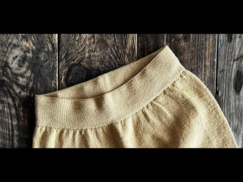 Видео: 2. Вязаные ШТАНЫ. МК 2 часть. Спицами.