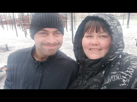 Видео: Встреча с папой 💓 Сильный снегопад💓