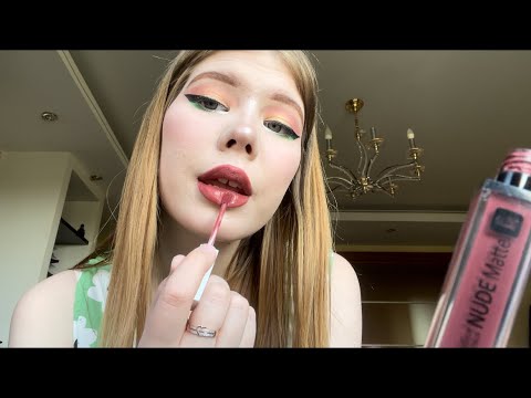 Видео: АСМР: сделаю тебе макияж как у меня/ ASMR: I'll do your makeup like mine