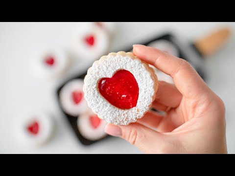 Видео: ЭТО СТОИТ ПРИГОТОВИТЬ ВСЕМ!!! 🍪🍓АВСТРИЙСКОЕ ЛИНЦЕРСКОЕ ПЕЧЕНЬЕ.  