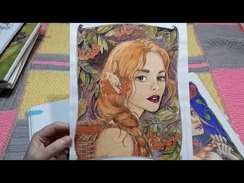 Видео: ТОП 25 ЛУЧШИХ работ за год в раскрасках антистресс