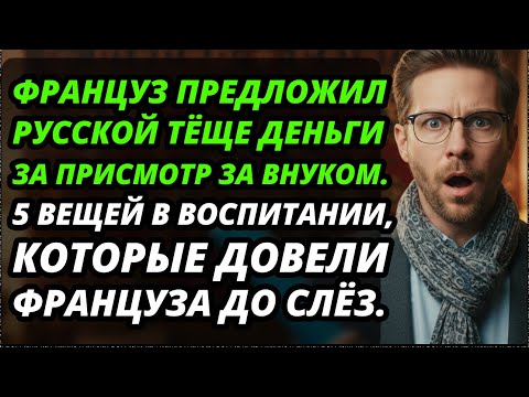 Видео: 5 вещей в воспитании русских, которые довели француза ДО СЛЁЗ.