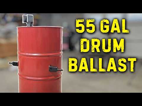 Видео: Самодельный тракторный балласт из 55-галлонной бочки | Часть 1
