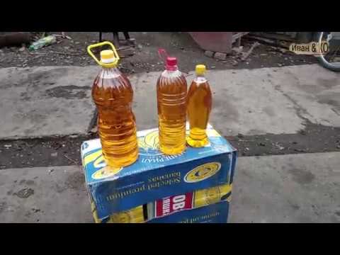 Видео: Давим масло из подсолнуха, предварительно обжаривая.