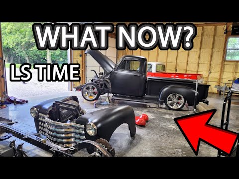 Видео: Slammed 52 Chevy 3100 разбирается на LS 6.0, а мне нужен старый двигатель для другой машины