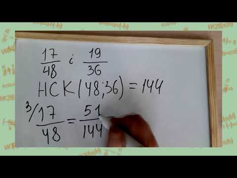 Видео: Математика. 6 клас. Зведення дробів до найменшого спільного знаменника. Порівняння дробів.