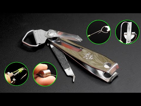 Видео: Как я сделал многофункциональный рыболовный инструмент из старых кусачек для ногтей