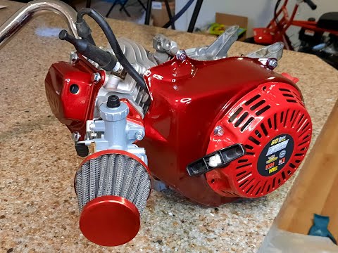 Видео: Восстановление и модернизация двигателя мини-байка Honda GX160