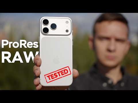 Видео: Видео ProRes RAW против Apple Log против стандартной камеры на iPhone 17 Pro Max