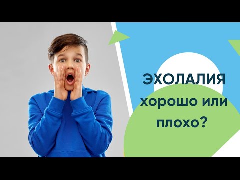 Видео: Эхолалия у ребенка . Хорошо это или плохо?