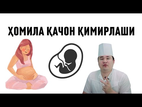 Видео: Ҳомила қачон қимирлаши керак ДОКТОР ИСЧАНОВ ЖАВОБИ