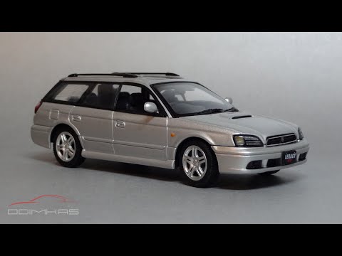 Видео: Subaru Legacy GTB 1999 || AUTOart Models || Масштабные модели японских автомобилей 1:43
