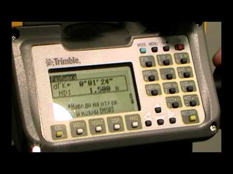 Видео: Вынос в натуру точки по углу и расстоянию