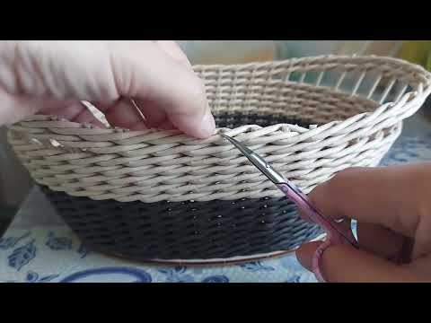 Видео: Корзинка для хлеба.3 часть