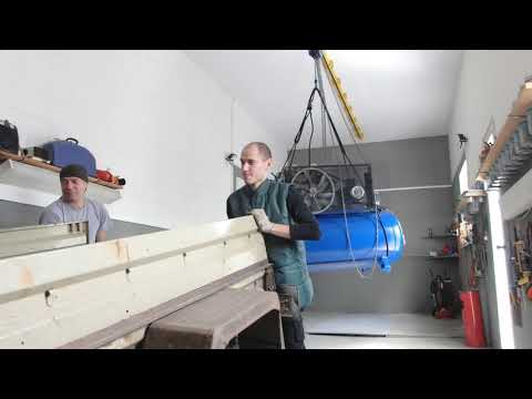 Видео: Компрессор Ремеза СБ4/Ф-500.LT100 и пескоструй