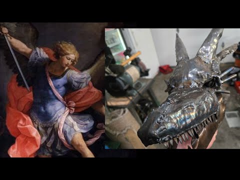 Видео: Воссоздание шедевра — Архангел Михаил побеждает сатану (часть 1)