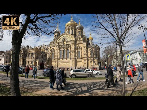 Видео: Walking in Saint-Petersburg. Прогулка по  Санкт-Петербургу. 01.05.2022