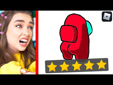 Видео: Я НЕ УМЕЮ РИСОВАТЬ в ROBLOX! 👿Роблокс Speed Draw