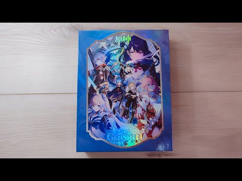 Видео: РАСПАКОВКА коллекционных карт по игре Genshin Impact ✨1 часть✨
