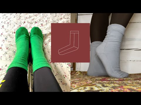 Видео: шьем ТЕПЛЫЕ флисовые НОСКИ, на которые легко надеть зимнюю обувь