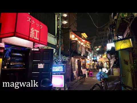 Видео: Токио От Нисиогикубо до Огикубо Ночная прогулка по Японии [4K]