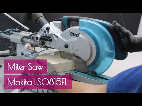 Видео: Торцовочная пила Makita LS0815FL / Инструменты для работы по дереву