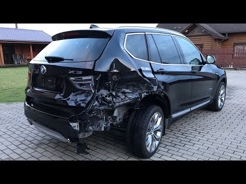 Видео: BMW X3. Body repair. Ремонт кузова.