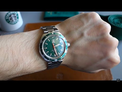 Видео: Обзор Восток Нептун 960726SE или Зеленый, но не Rolex
