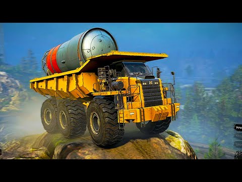 Видео: ПЕРЕВОЗКА ОСОБОГО ГРУЗА ❗️ Z2 ZIIZ 770 CoalMiner || SnowRunner 