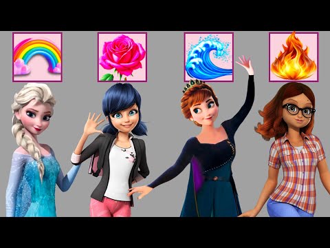 Видео: ✨ Эпическое сияние! Элементарная трансформация | Эльза, Анна, Леди Баг и Аля!