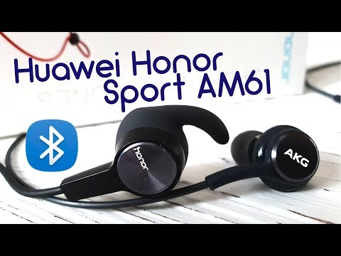 Видео: Беспроводные наушники Huawei Honor Sport AM61, Отзыв/Обзор