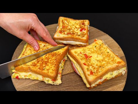 Видео: Эти бутерброды исчезнут за секунду! Рецепт из простых ингредиентов на завтрак!