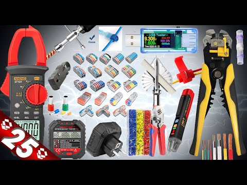 Видео: ⚡️Топ 25 Инструмент электрика с Алиэкспресс 2022 | Набор инструментов с Aliexpress 2022