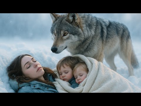 Видео: Юная мать потеряла сознание от холода с близнецами в сугробе, дикий волк обнаружил их и произошло...