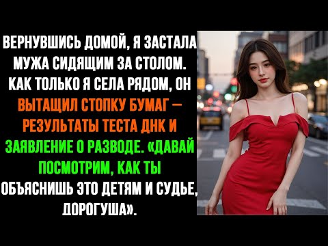 Видео: Муж узнал об измене жены, подал на развод, предъявив результаты теста ДНК, и рассказал всю правду..