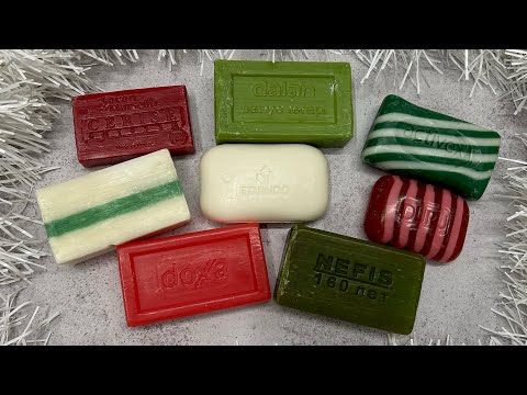 Видео: Dry soap cutting 💚❤️🤍/ Резка сухого мыла/ ASMR