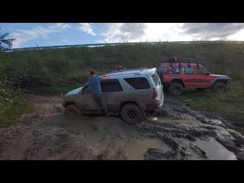 Видео: off-road Наша покатушка на "День Джипера" Surf 215