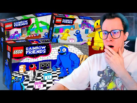 Видео: LEGO RAINBOW FRIENDS / ЛЕГО Радужные друзья РОБЛОКС