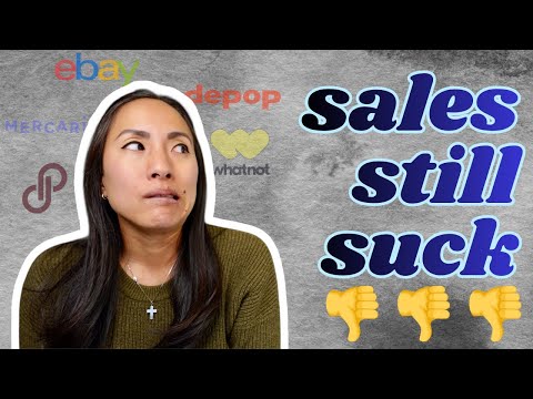 Видео: Сохраняйте позитивный настрой, несмотря на УЖАСНЫЕ РАСПРОДАЖИ на eBay, Poshmark, Depop, Mercari и...