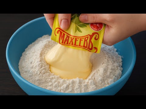 Видео: Перемешайте МАЙОНЕЗ С МУКОЙ! Мало кто знает этот секретный рецепт! Муж в восторге!