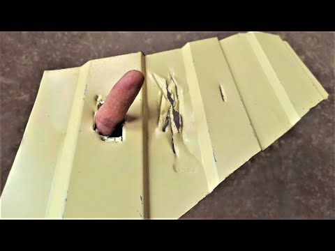 Видео: КАК НАВСЕГДА ЗАДЕЛАТЬ ДЫРКИ В ПРОФЛИСТЕ? САМЫЙ ПРОСТОЙ И БЫСТРЫЙ СПОСОБ!