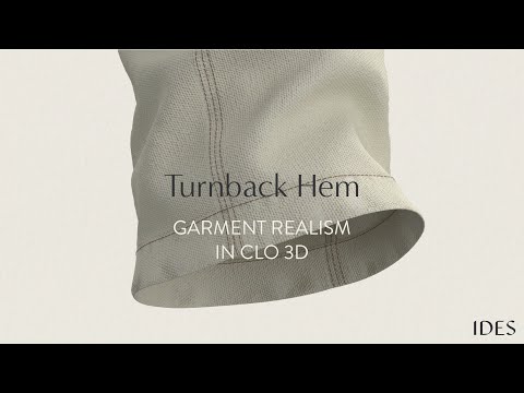 Видео: Как создать отворот в CLO 3D