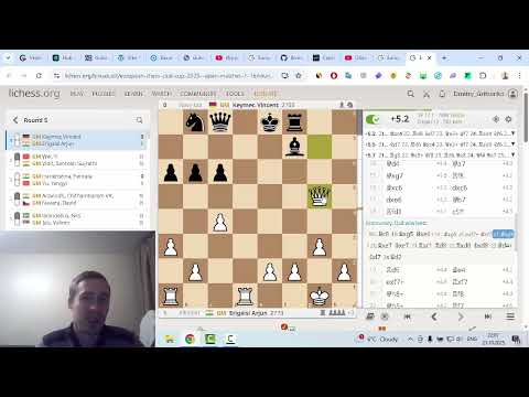 Видео: Європейська шахова Ліга Чемпіонів 2025. Огляд 5 туру. European Chess Club Cup 2025