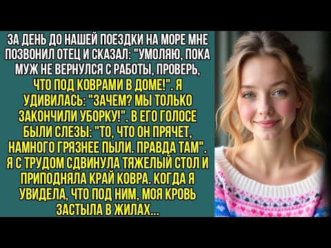 Видео: Пока муж не приехал, проверь, что под всеми, коврами в доме! - сказал отец. Я не поверила ему, но..