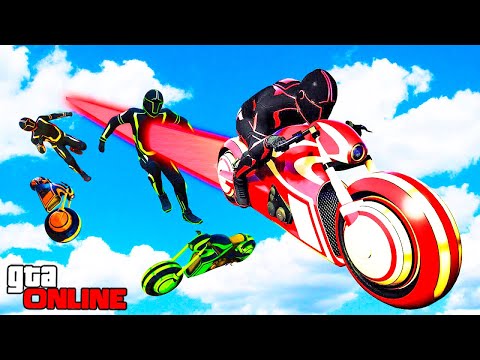 Видео: ЭПИЧНОЕ ОБНОВЛЕНИЕ В ГТА 5 - АБСОЛЮТНО НОВЫЙ ДЕДЛАЙН НА НЕОНОВЫХ БАЙКАХ ЧЕЛЛЕНДЖ В GTA 5 ONLINE